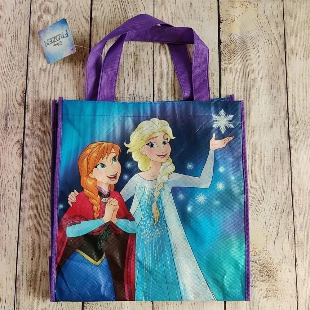 Disney Princess flip flop & reusable bag set